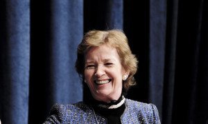 Mary Robinson. Photo ONU/Paulo Filgueiras