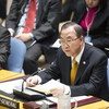 Le Secrétaire général au Conseil de sécurité lors du débat sur l'Afghanistan. Photo ONU/Rick Bajornas