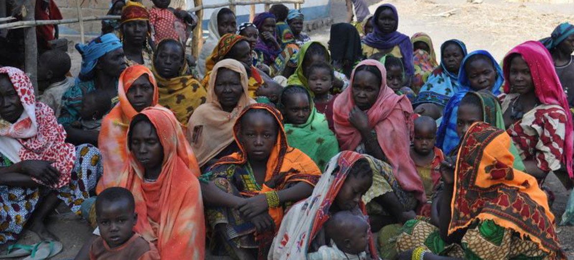Des personnes déplacées en Republique centrafricaine. Elles seraient 173.000 dans le pays en mars 2013.