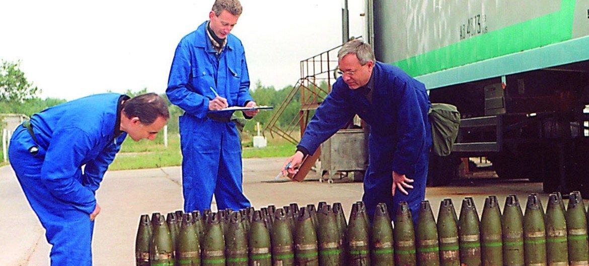 Inspectores de armas químicas<br>Foto de archivo: OPCW