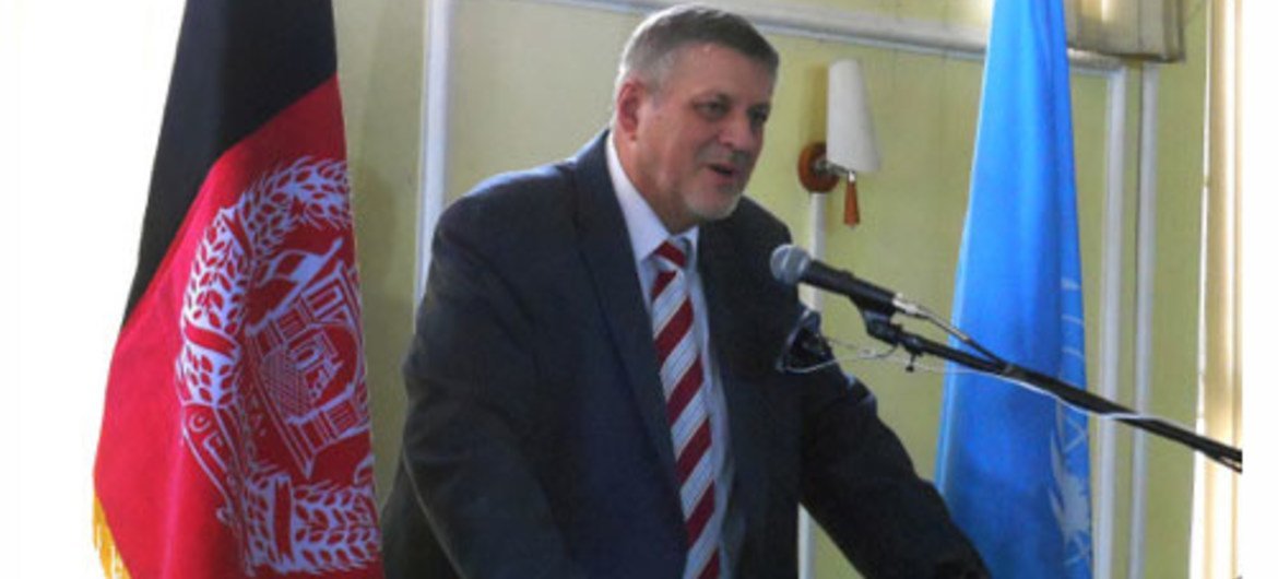 Representante especial del Secretario General para Afganistán, Ján Kubiš   Foto/Archivo:UNAMA/Tilak Pokharel