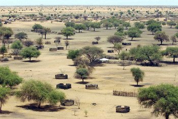 An aerial view of Labado in South Darfur.
