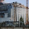Planta nuclear de Chornobyl. Foto de archivo: 