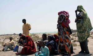 Somali refugees on the coast of Yemen after having undertaken a gruelling sea journey from the Horn of Africa.