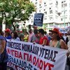 Los griegos se han manifestado en contra de las condiciones impuestas por sus acreedores por un nuevo paquete de ayuda. Foto de archivo: IRIN/Kristy Siegfried