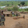 General view of Mushaba IDP camp in Katanga province, Democratic Republic of the Congo, DRC.