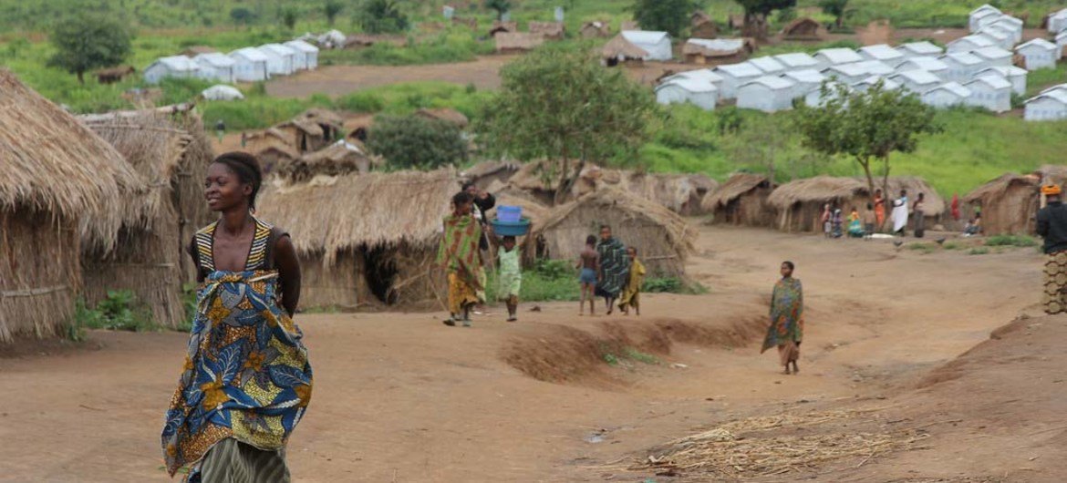 La camp de déplacés de Mushaba dans la province de Katanga en RDC.