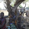 South Sudanese family near Pibor, Jonglei State.