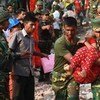 Rescate de trabajadores en Dacca
