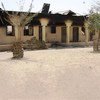 Une école incendiée par Boko Haram à Maiduguri, dans le nord-est du Nigéria.