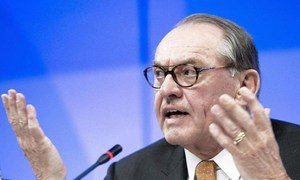 Deputy Secretary-General Jan Eliasson at the opening ceremony of the 4th Global Platform for Disaster Risk Reduction in Geneva, Switzerland.