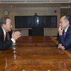 Ban Ki-moon y Jim Yong Kim (Foto de archivo: Eskinder Debebe)