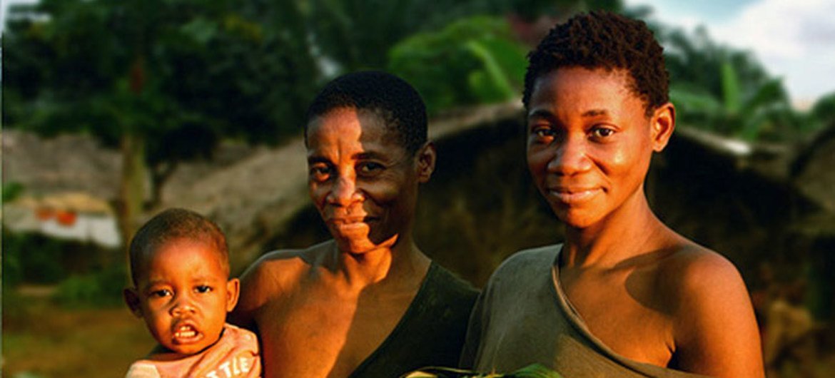 Indigenous forest-dwelling people of the Republic of Congo.