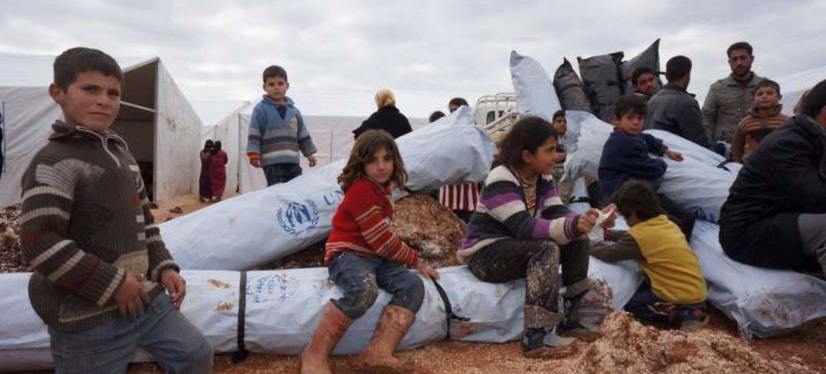 Desplazados sirios