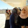 Des femmes libyennes font la queue devant un bureau de vote pour les élections de juillet 2012.