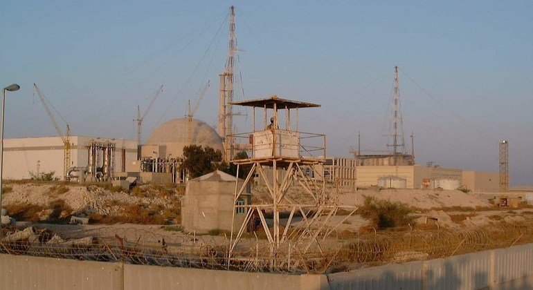 伊朗布什尔核电站。（资料图片）
