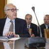 Joint Special Representative for Syria, Lakhdar Brahimi, at meeting in Geneva with senior officials of the United States and Russia.