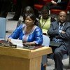 Le Procureur de la Cour pénale internationale (CPI), Fatou Bensouda au Conseil de sécurité.