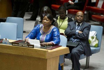 Le Procureur de la Cour pénale internationale (CPI), Fatou Bensouda au Conseil de sécurité.