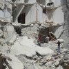 Edificio bombardeado en Aleppo Foto: OCHA/Gemma Connell