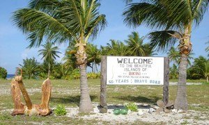 Bikini Atoll in the Marshall Islands.