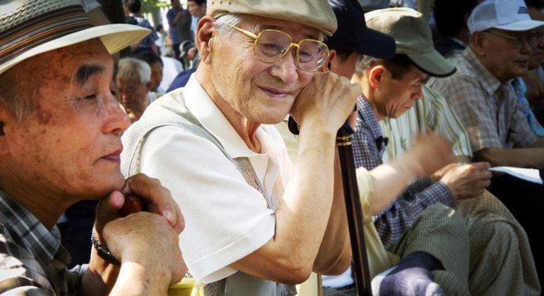 Personas mayores en Seúl, Corea del Sur  Foto archivo: ONU/Kibae Park