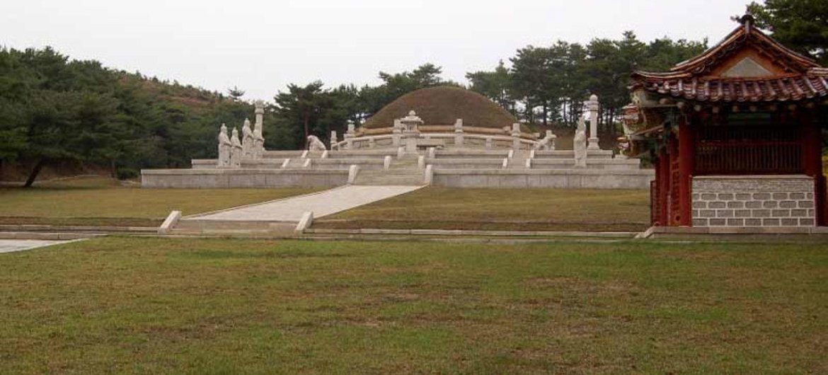 Historic Monuments and Sites in the ancient city of Kaesong, the Democratic People’s Republic of Korea.