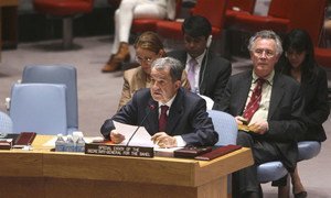 Romano Prodi, Special Envoy for the Sahel, addresses the Security Council.