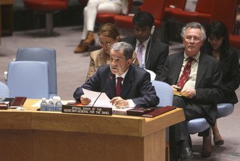 Romano Prodi, Special Envoy for the Sahel, addresses the Security Council.