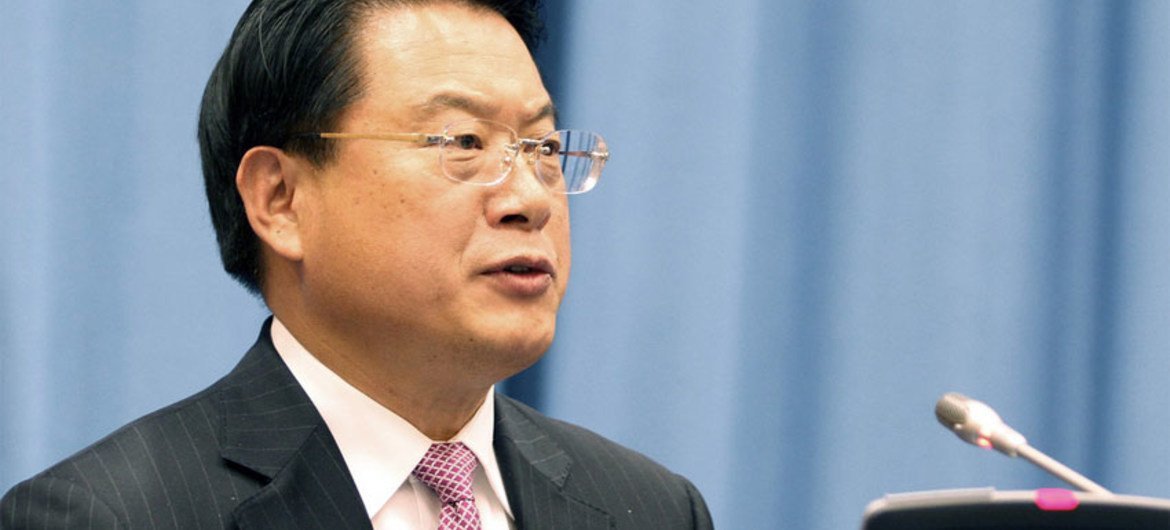 UNIDO Director General Li Yong at the Organization’s General Conference in Vienna. Photo by Leah Avinante/UNIDO
