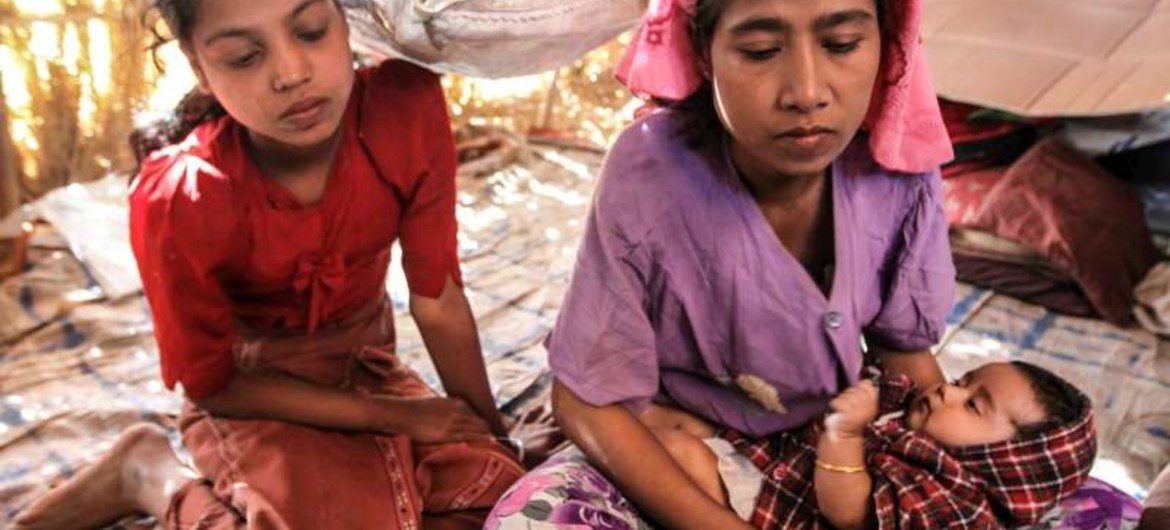 Desplazados en Myanmar