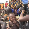 Des civils déplacés à Pibor, au Soudan du Sud.
