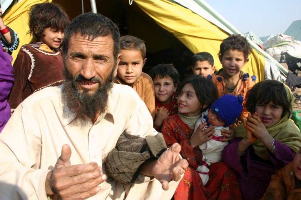 Des réfugiés afghans à Islamabad, au Pakistan.