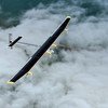 Solar Impulse, an aircraft that can fly day and night without fuel, on a test flight over San Francisco.