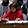 Rosemary DiCarlo, diplomate américaine nommée Secrétaire générale adjointe aux affaires politiques, lors d'une réunion du Conseil de sécurité (archives)