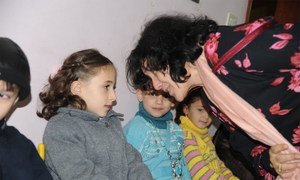 SRSG Leila Zerrougui on a field mission to Syria in December 2012.