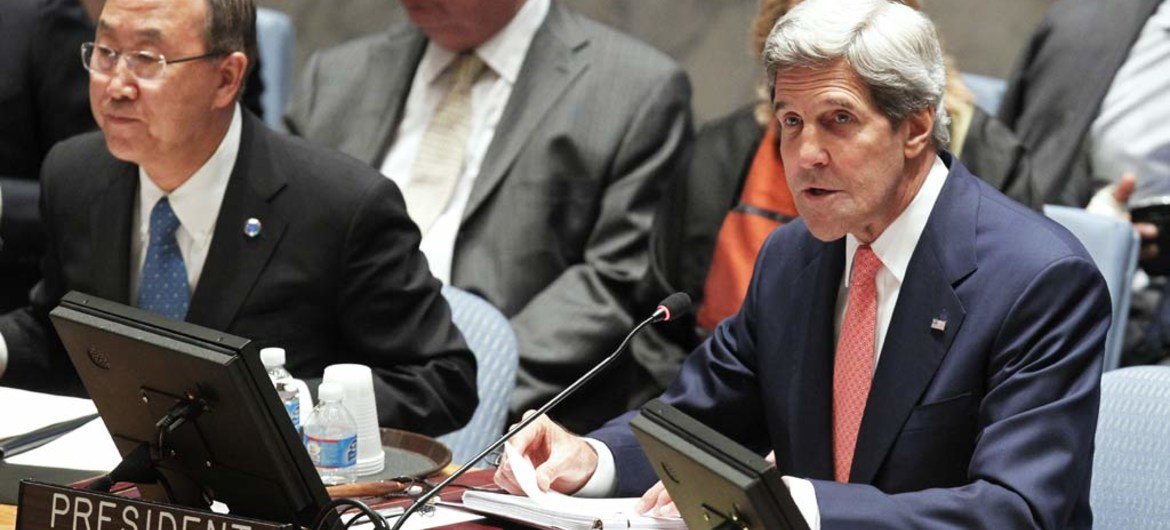 John Kerry en el Consejo de Seguridad. Foto de archivo: ONU/JC McIlwaine