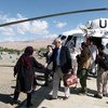 Le Représentant spécial adjoint du Secrétaire général en Afghanistan, Nicholas Haysom, en mission de terrain.