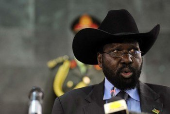 Le Président du Soudan du Sud, Salva Kiir.