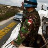 UNIFIL peacekeepers on patrol in Lebanon.