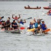 Hundreds of indigenous and non-indigenous rowers arrive by canoe in Manhattan en route to UN Headquarters in New York City to mark International Day of the World’s Indigenous Peoples.