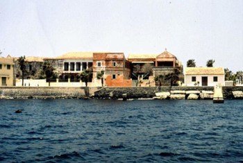 General view of the Island of Gorée, Senegal, which was from the 15th to the 19th century, the largest slave-trading centre on the African coast.