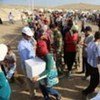 WFP is providing food parcels to Syrian refugees as they arrive at Kawrgosk camp near the city of Erbil, capital of Iraq’s Kurdistan Region.