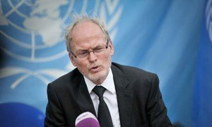 Le Représentant spécial du Secrétaire général des Nations Unies pour la Somalie, Nicolas Kay.