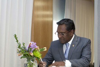 President of the Maldives Mohammed Waheed Hassan.