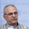 Special Representative Jose Ramos Horta speaks to reporters after briefing the Security Council behind closed doors.