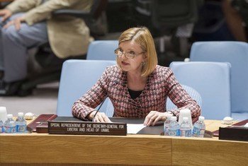 La Représentante spéciale du Secrétaire général des Nations Unies pour le Liberia, Karin Landgren, au Conseil de sécurité.