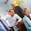 Special Envoy to the Great Lakes Region, Mary Robinson (right), and Special Representative Martin Kobler (centre) in Goma, Democratic Republic of the Congo (DRC).