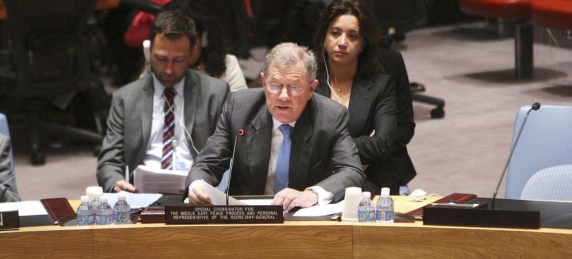 Le Coordonnateur spécial des Nations Unies pour le processus de paix au Moyen-Orient, Robert Serry.