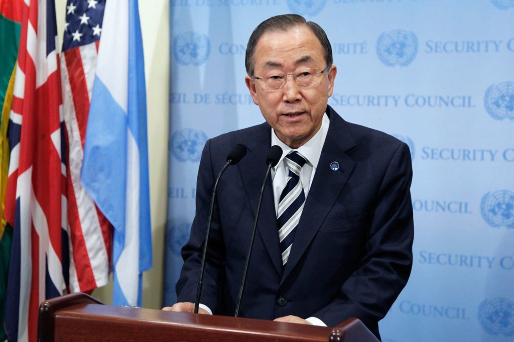 Secretary-General Ban Ki-moon.